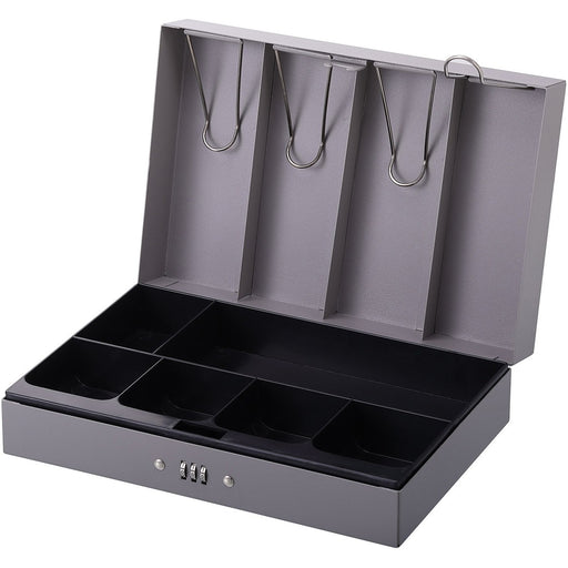 Sparco Steel Combination Lock Steel Cash Box - The Supply Room