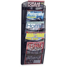 Safco 5-Pocket Onyx Mesh Literature Organizer - The Supply Room