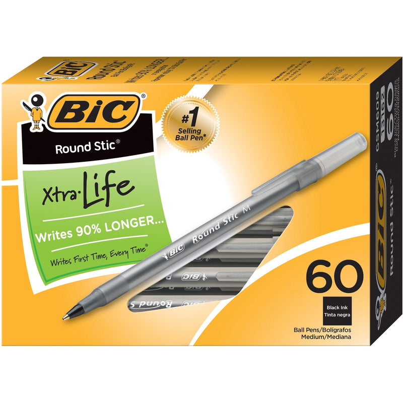 BIC Round Stic Ballpoint Pens