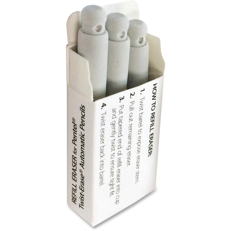 Pentel E10 Jumbo Eraser - Lead Pencil - 3 / Tube