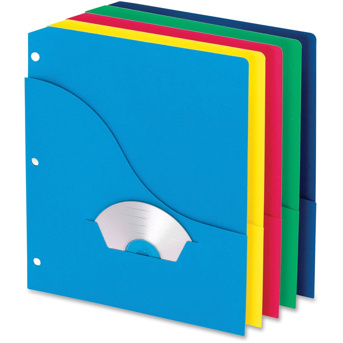 Pendaflex 3-Hole Wave Pocket Project Folders