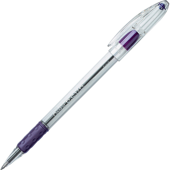 Pentel R.S.V.P. Ballpoint Stick Pens - 0.7mm Fine - VIOLET
