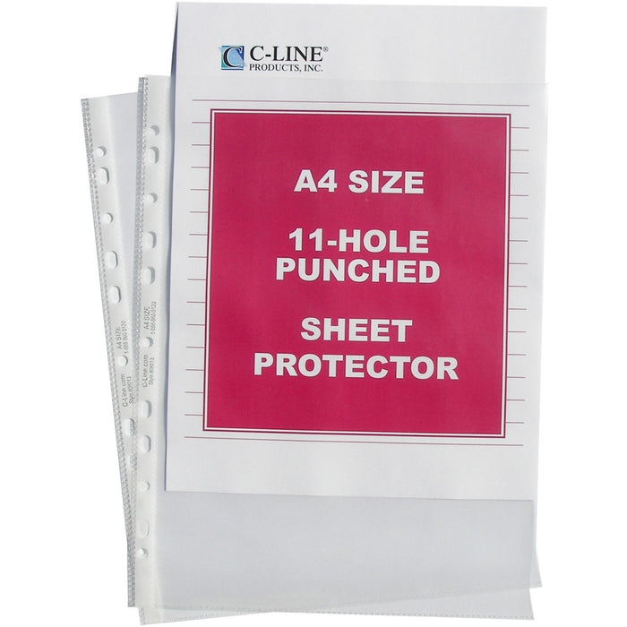 C-Line A4 Size Top-Loading Sheet Protectors