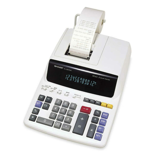 Sharp Calculators EL2607RIII Desktop Calculator - The Supply Room