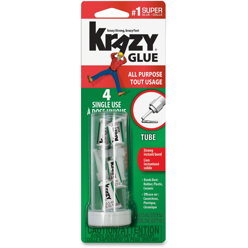 Elmer's Single-Use Tube Krazy Glue 4/tube