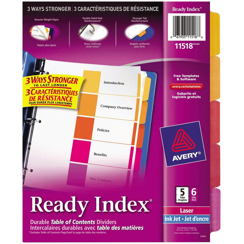 Avery&reg; Ready Index Unprinted Tab