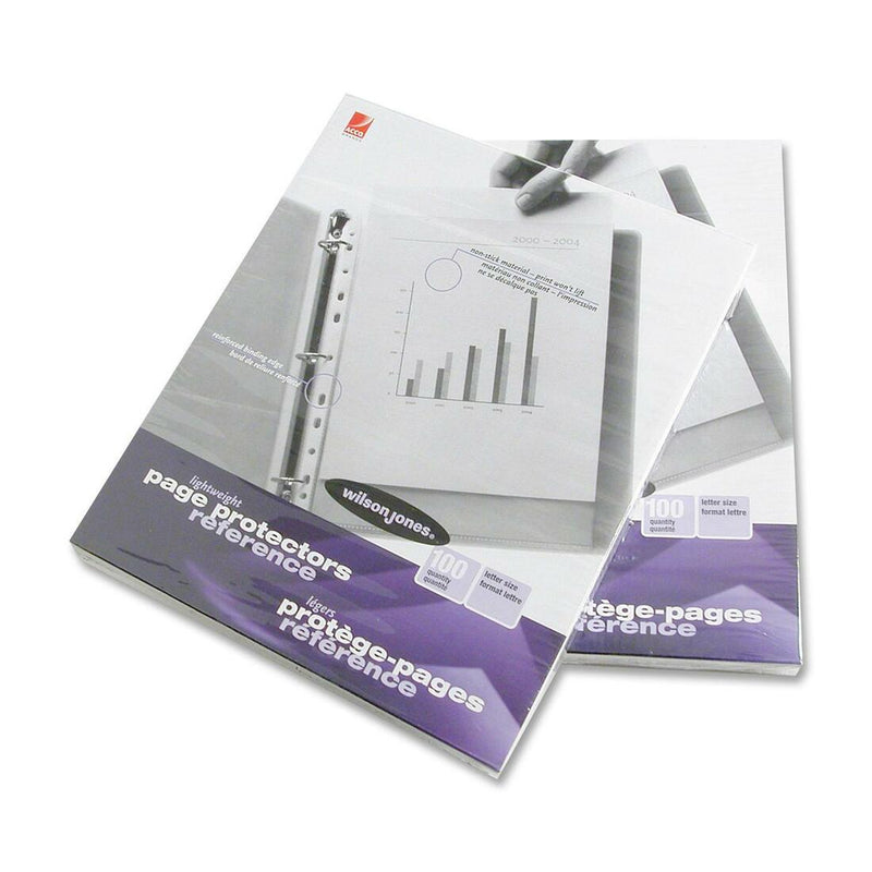 Wilson Jones Lightweight Multi Punched Page Protector - The Supply Room