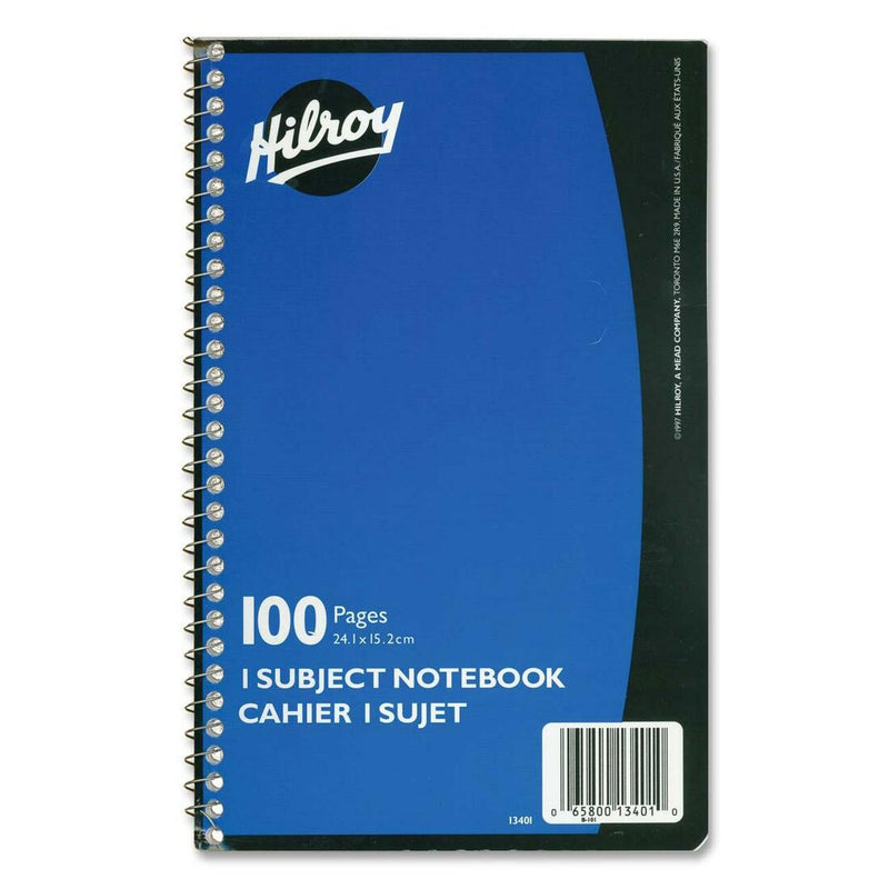 Hilroy Executive Coil One Subject Notebook - The Supply Room