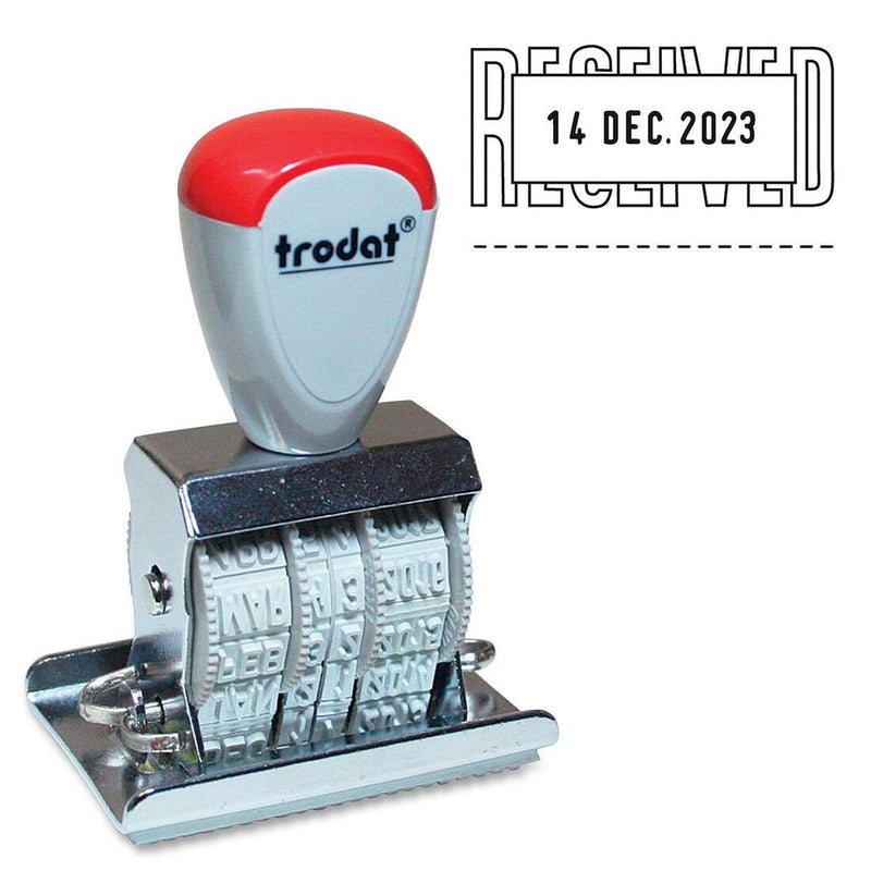 Trodat Manual Received Text Dater