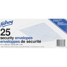 Hilroy Low Count Polywrapped Envelopes