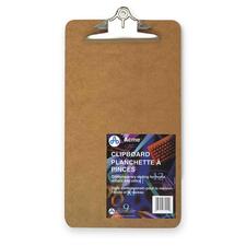 Acme United Deluxe Masonite Clipboard With Hinges, Legal size 8 1/2" x 14" - The Supply Room