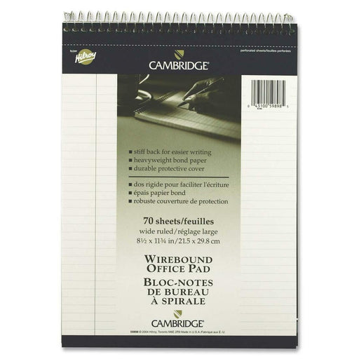 Hilroy Top Wire Bound Notebook - The Supply Room