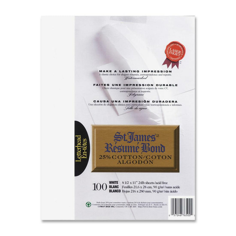 First Base Inkjet, Laser Bond Paper - The Supply Room