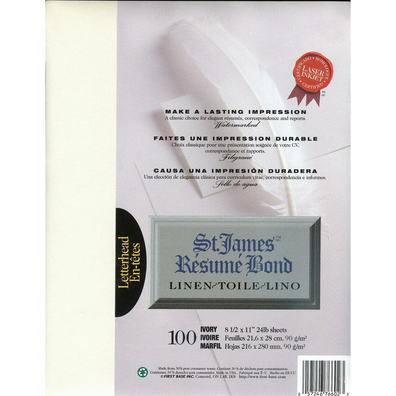 First Base Inkjet, Laser Bond Paper