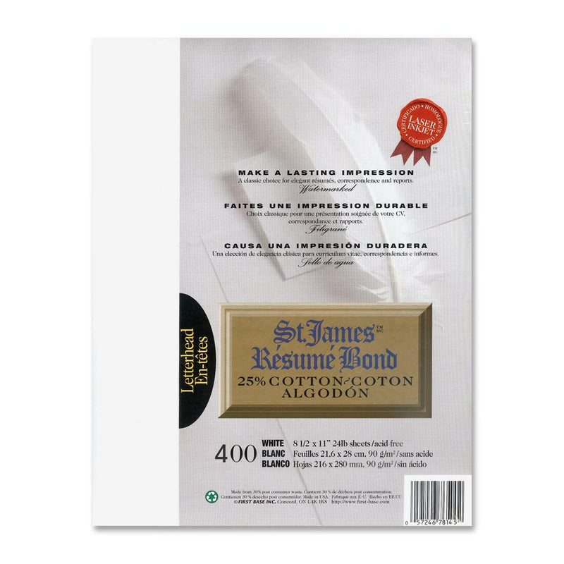 First Base Inkjet, Laser Bond Paper - The Supply Room