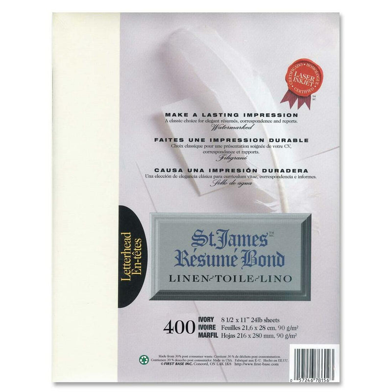 First Base Inkjet, Laser Bond Paper