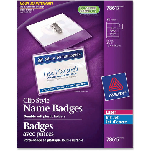 Avery&reg; 78617 Laser/Inkjet Badge Insert - The Supply Room