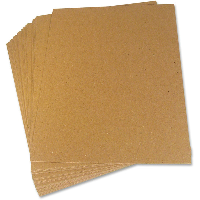 Crownhill Envelope Stiffener Boards - 8 1/2" x 14" - 20 / pack - Brown