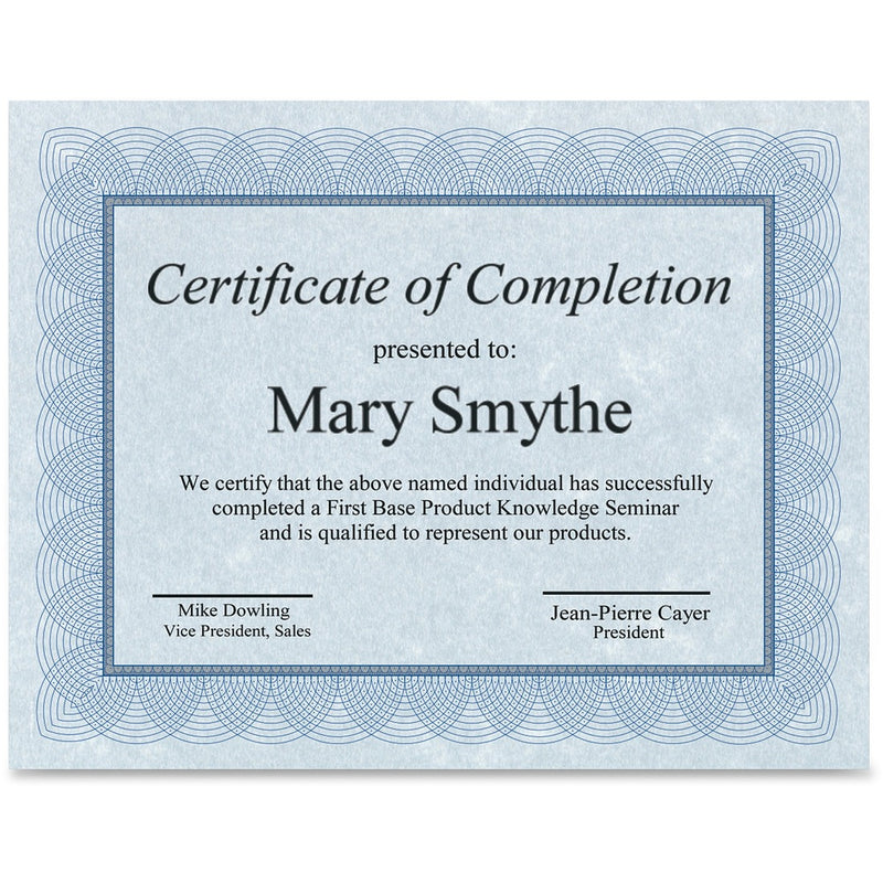 First Base Regent Certificate