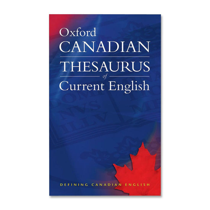 Oxford University Press Canadian Thesaurus of Current English Printed Book by Katherine Barber, Robert Pontisso, Heather Fitzgerald