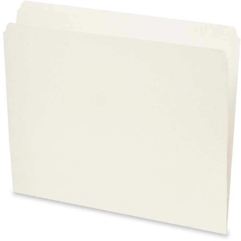 Pendaflex Straight Cut File Folder - Letter - 10.5 pt. Folder Thickness - Ivory - Recycled - 100 / Box