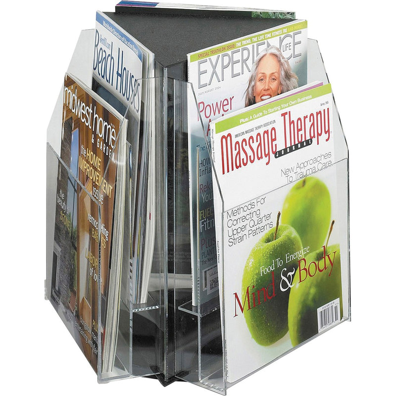 Safco Reveal 2-tier Tabletop Magazine Display - The Supply Room