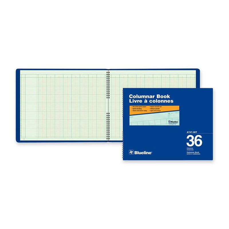 Blueline 747 Series Columnar Book