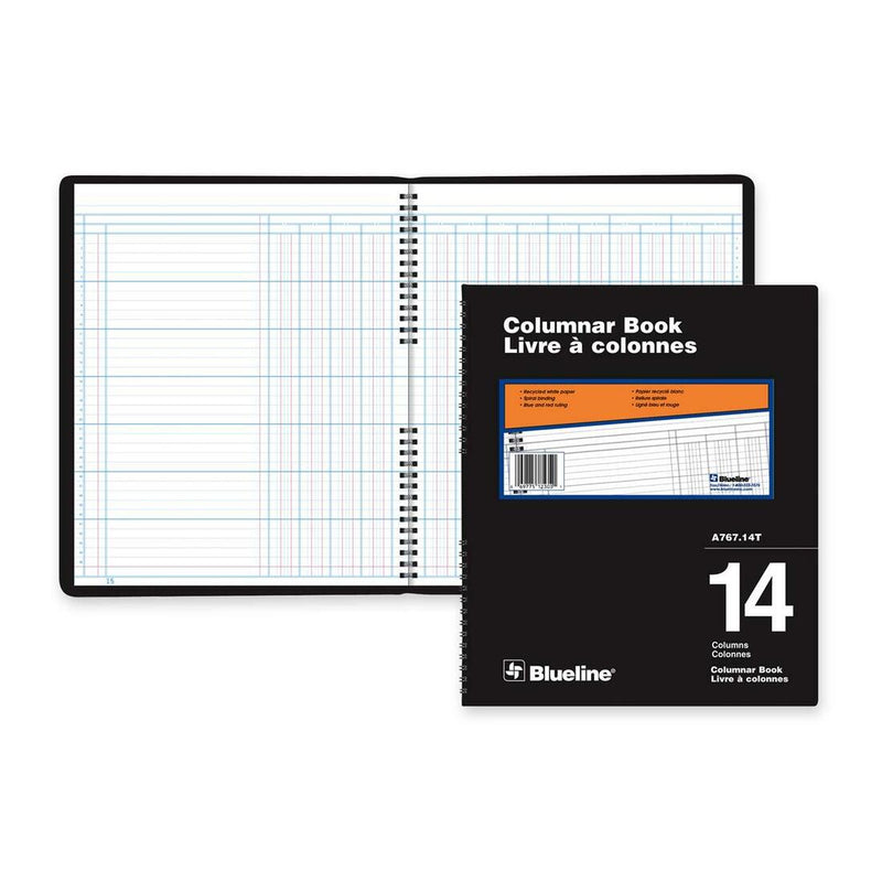 Blueline 767 Series Double Format Columnar Book - The Supply Room