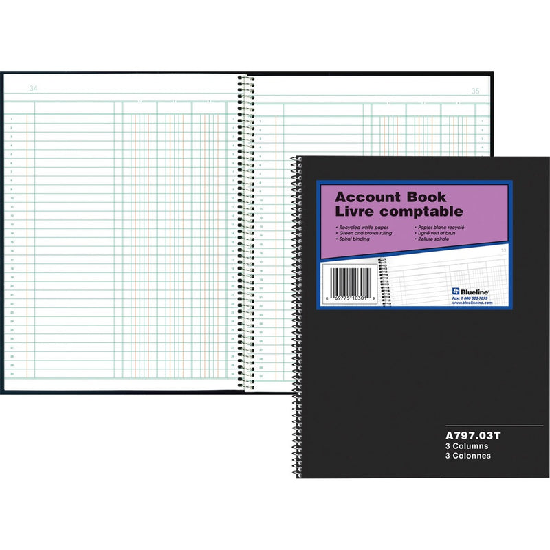 Blueline 797 Series Accounting Book - The Supply Room