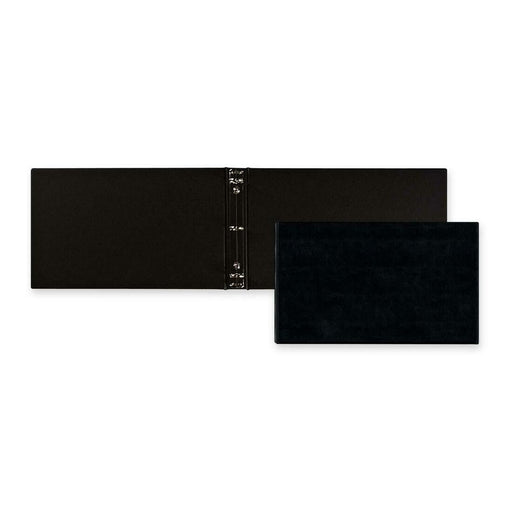 Blueline Check Book Binder - 1" Binder Capacity - 13" x 7 1/4" Sheet Size - 3 x Ring Fastener(s) - Black - 1 Each - The Supply Room