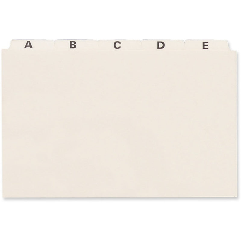 Oxford PlainTab Index Card File Guide