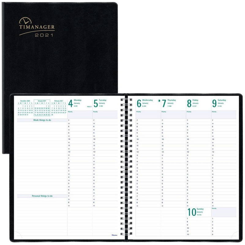Blueline Five Days English Appointment Planner