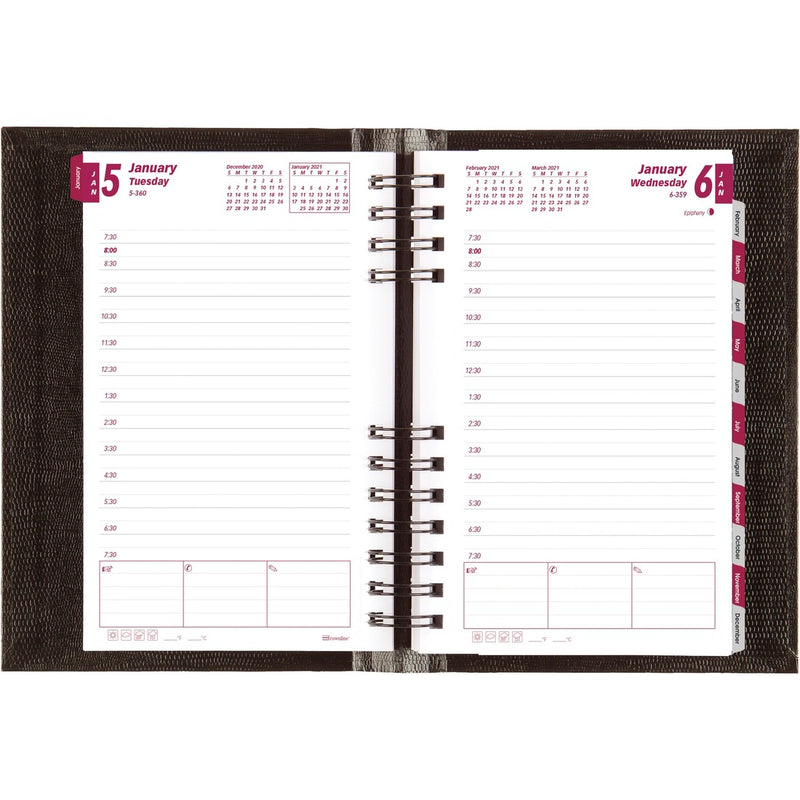 Blueline Brownline Coilpro Daily Appointment Planner