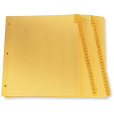 Oxford Preprinted Laminated Tab Index Divider - 1-50