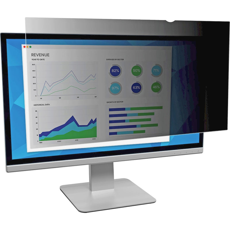 3M PF24.0W Privacy Filter for Widescreen Desktop LCD Monitor 24.0" - The Supply Room