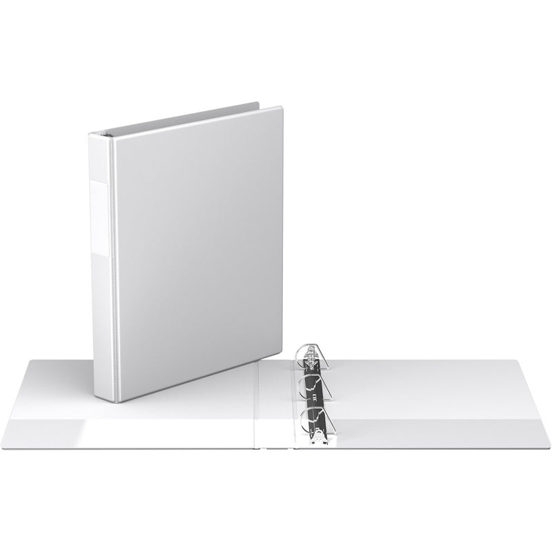 Davis D Ring Commercial Binder - 1" White