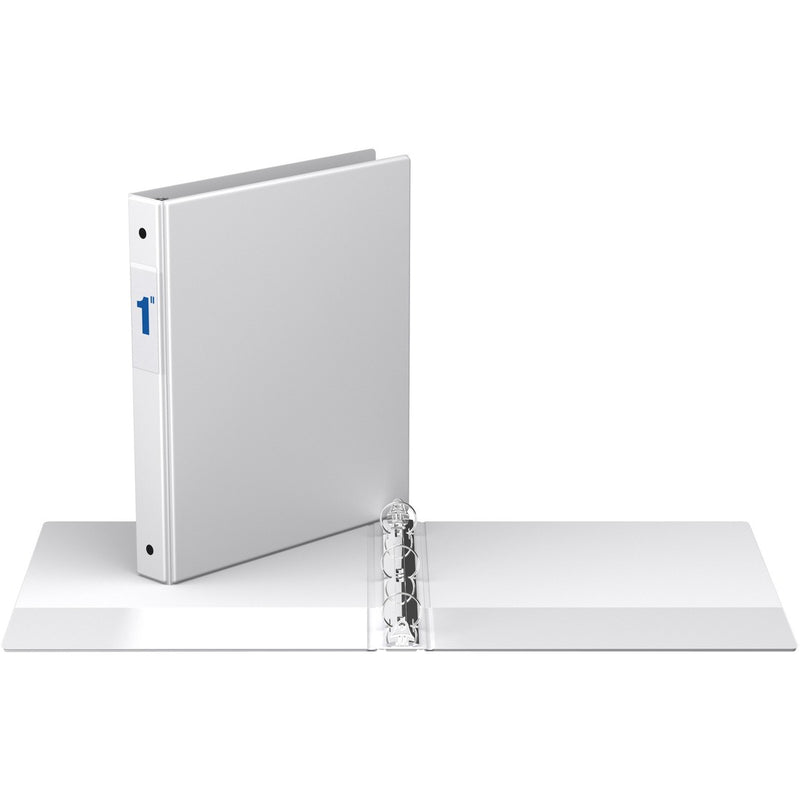 Davis Round Ring Commercial Binder - 1" White