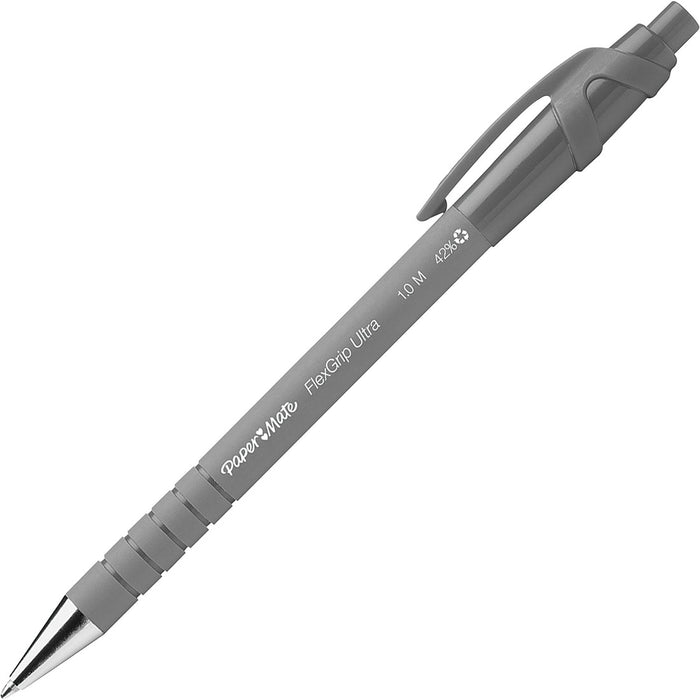 Paper Mate Flexgrip Ultra Retractable Pens, Medium, BLACK