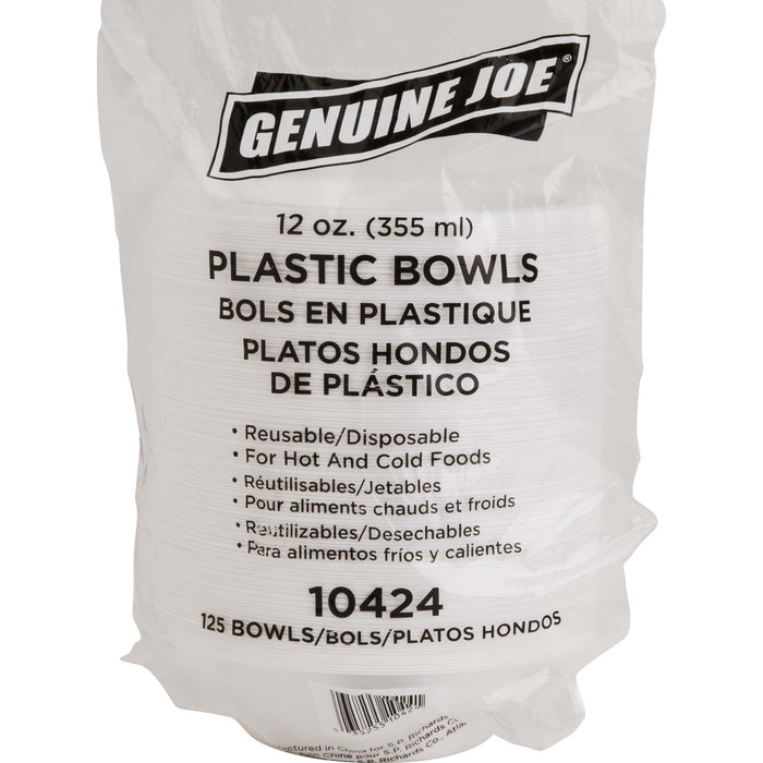 Genuine Joe Reusable Plastic Bowls