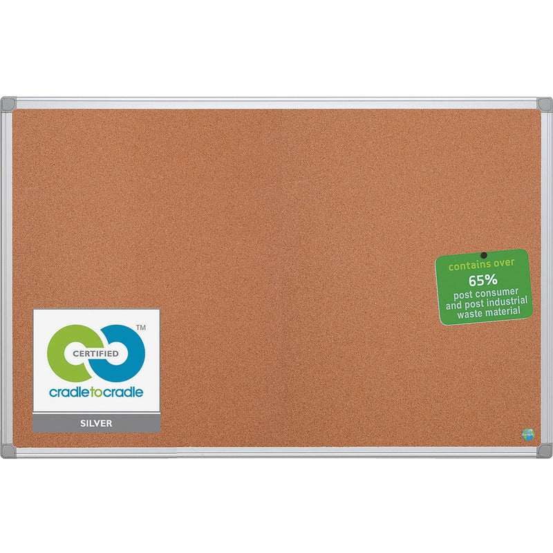 MasterVision Aluminum Frame Recycled Cork Boards - The Supply Room