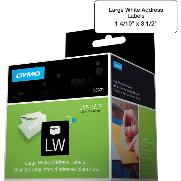 Dymo Large Address Labels 3.5" x 1.5" 520/box
