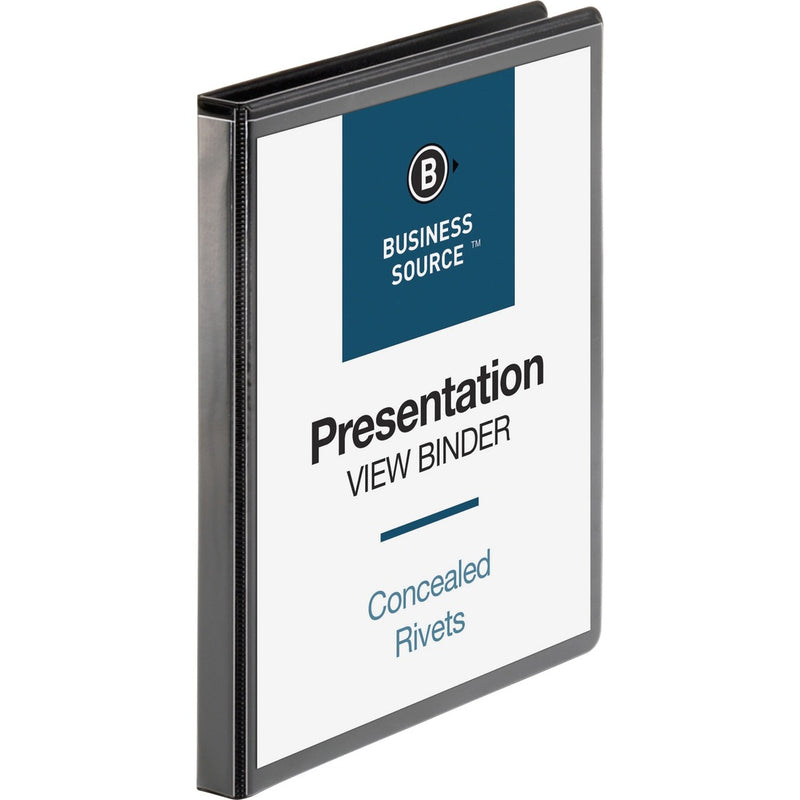 Business Source Round Ring Standard View Binders - The Supply Room