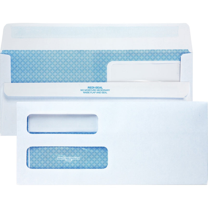 Quality Park Double Window Redi-Seal Envelopes