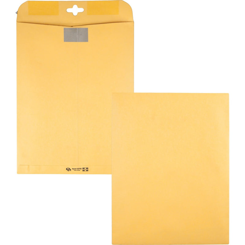 Quality Park Resealable Redi-Tac Clear Clasp Envelope