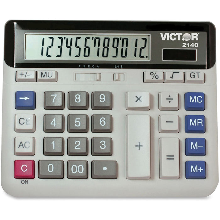 Victor 12-digit XL LCD Desktop Calculator