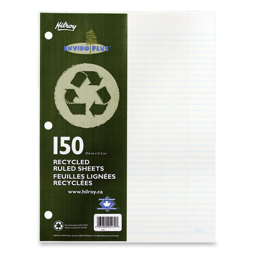 Hilroy 05470 Recycled Notebook Filler Paper - The Supply Room