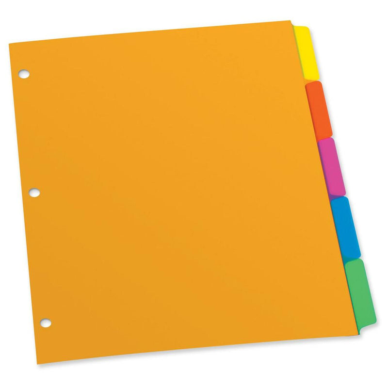 Esselte Plain Tab Poly Index Divider