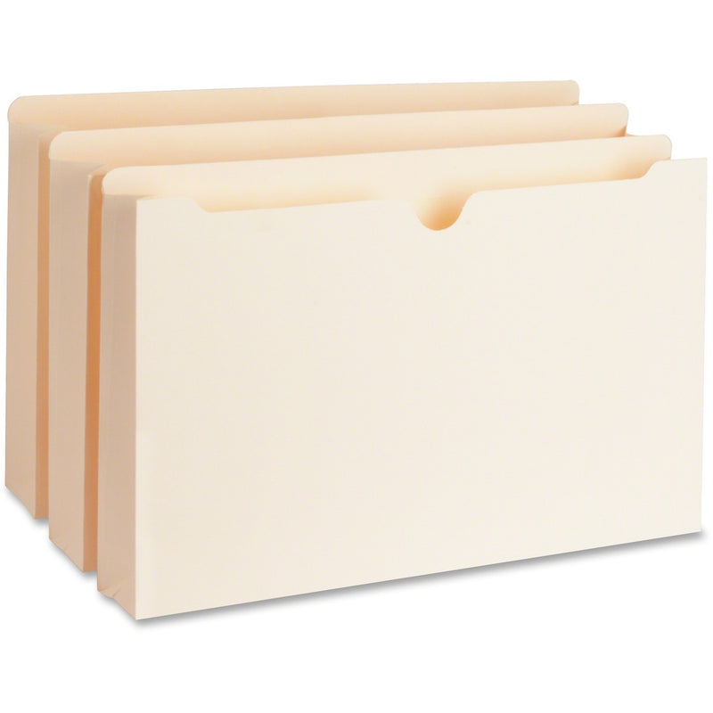 Business Source 2" Expanding 2-Ply File Pockets - The Supply Room