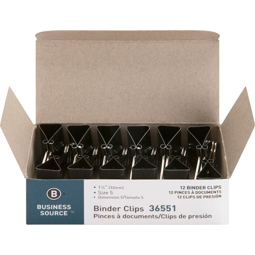 Business Source Fold-back Binder Clips - The Supply Room
