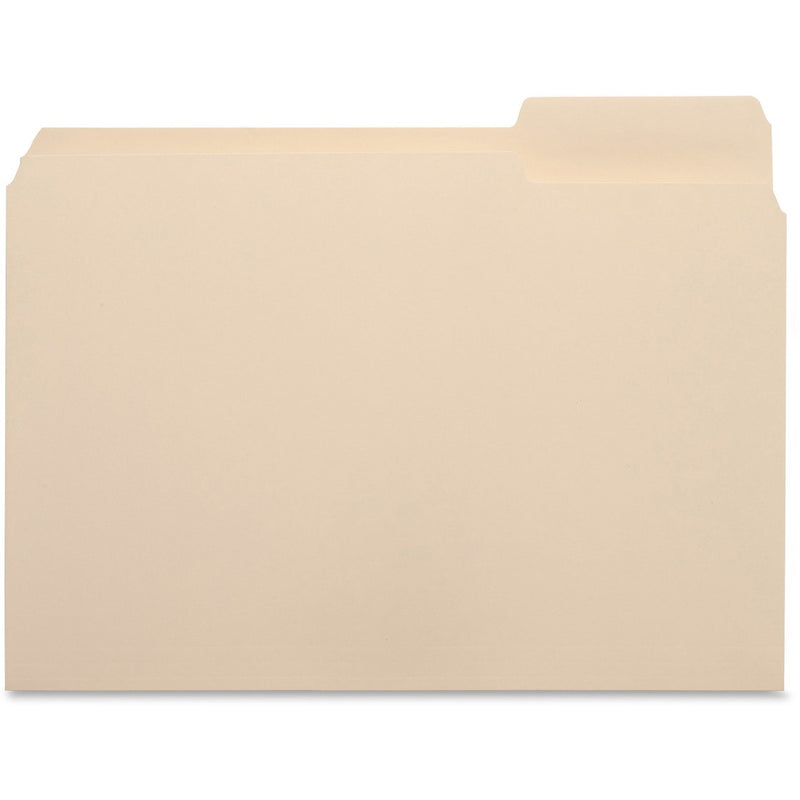 Business Source 1/3 Cut Tab File Folders